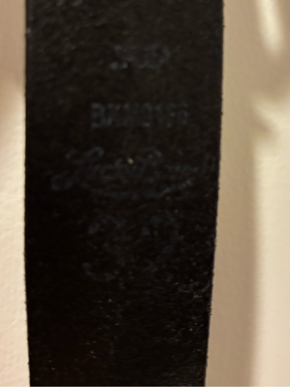 Lucky Brand Black Leather Belt Size 32 - Picture 6 of 8